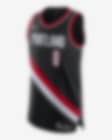 Low Resolution Damian Lillard Trail Blazers Icon Edition 2020 Men's Nike NBA Authentic Jersey