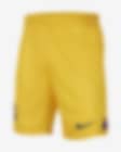 Low Resolution Ποδοσφαιρικό σορτς Nike Dri-FIT δεύτερης εναλλακτικής εμφάνισης Μπαρτσελόνα 2023/24 Stadium για μεγάλα παιδιά