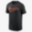 Low Resolution Nike Cooperstown Wordmark (MLB Baltimore Orioles) Men's T-Shirt