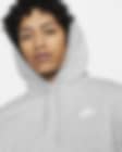 Nike Oatmeal Heather/White Club Fleece Women's Hoodie (DV5088-141) Sizes 2X/3X