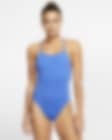 Low Resolution Traje de baño de una pieza con cordones en la parte posterior para mujer Nike Swim