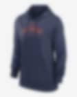 Low Resolution Houston Astros Authentic Collection Practice Women's Nike Dri-FIT MLB Pullover Hoodie