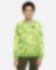 Low Resolution Nike Sportswear Baskılı Fransız Havlu Kumaşı Genç Çocuk (Erkek) Sweatshirt'ü