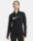 Low Resolution Nike Dri-FIT Swoosh 女款 1/4 拉鍊長袖跑步中層上衣