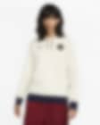 Low Resolution Paris Saint-Germain Essential Nike Fleece Kadın Kapüşonlu Futbol Sweatshirt'ü