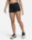 Low Resolution Γυναικείο σορτς μεσαίου καβάλου με φάσες από διχτυωτό υλικό Nike Pro 8 cm