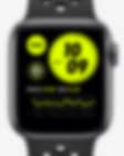 Low Resolution Boîtier gris sidéral 44 mm Apple Watch Nike SE (GPS + Cellular) avec Bracelet Sport Nike