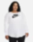 Low Resolution Nike Sportswear Club Women's Long-Sleeve T-Shirt (Plus Size)