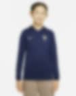 Low Resolution FFF 2022/23 Stadium Home Older Kids' Nike Dri-FIT Long-Sleeve Football Shirt