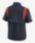 Men's Nike Gray Chicago Bears Sideline Repel Short Sleeve Pullover Hoodie