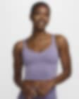 Low Resolution Camiseta de tirantes con bra deportivo de sujeción media con almohadillas para mujer Nike Alate