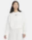 Low Resolution เสื้อวอร์มคอกลมขนาดโอเวอร์-โอเวอร์ไซส์ผู้หญิง Nike Sportswear Phoenix Fleece
