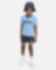 Low Resolution Tvådelat set Nike Sportswear Coral Reef med shorts i mesh för små barn