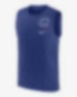 Low Resolution Chicago Cubs Large Logo Men's Nike Dri-FIT MLB Muscle Tank Top
