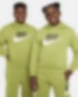Low Resolution Sudadera con gorro para niños talla grande Nike Sportswear Club Fleece (talla extendida)