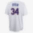 Nike Men's Texas Rangers Cooperstown Nolan Ryan #34 White Cool