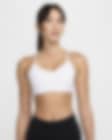 Adidas Performance YOGA STUDIO - Sujetadores Deportivos Con Sujeción Ligera - Pulse Lime Orchid