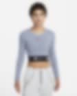 Low Resolution Nike Sportswear Women's Long-Sleeve Crop Top