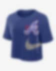 Low Resolution Atlanta Braves City Connect Women's Nike Dri-FIT MLB Cropped T-Shirt