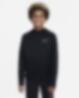 Low Resolution Χειμερινή μπλούζα με κουκούλα Nike Therma-FIT για μεγάλα αγόρια