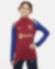 Low Resolution Treningowa koszulka piłkarska dla dużych dzieci FC Barcelona Strike Nike Dri-FIT