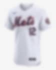 Low Resolution Francisco Lindor New York Mets Men's Nike Dri-FIT ADV MLB Elite Jersey