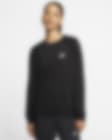 Low Resolution Nike Sportswear Essential Fleece-Rundhalsshirt für Damen