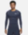 Nike N Pro Dri-FIT M Tight Fit Long-Sleeve Top Férfi nadrág - SM