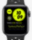 Low Resolution Apple Watch Nike SE (GPS + Mobilfunk) mit Nike Sportarmband 44-mm-Gehäuse in Space Grey