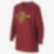 Low Resolution Cleveland Cavaliers Nike Dri-FIT Logo Older Kids' Long-Sleeve NBA T-Shirt