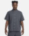 Low Resolution Pánská seersuckerová košile Nike Life s krátkým rukávem a knoflíky