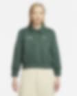 Low Resolution Nike Sportswear Women's Oversized Crop Fleece Polo Sweatshirt