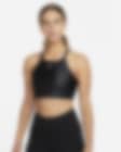 Low Resolution Nike Indy Shine Sport-BH mit leichtem Halt, zweiteiligem Polster und hohem Ausschnitt für Damen