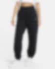 Low Resolution Overdimensionerede Nike Sportswear Phoenix Fleece-sweatpants med høj talje til kvinder