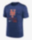 Low Resolution New York Mets Large Logo Velocity Men's Nike MLB T-Shirt