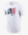 Men's Chicago White Sox Nike White Americana Flag T-Shirt