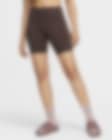 Low Resolution Shorts de ciclismo con bolsillos de tiro alto de 20 cm para mujer Nike One