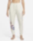 Low Resolution Calças desportivas de lã cardada a 7/8 com cintura subida Nike Yoga Luxe A.I.R. para mulher