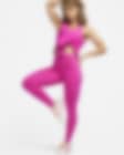 Low Resolution Nike Go Therma-FIT 7/8-legging met hoge taille en zakken voor dames