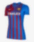 Low Resolution FC Barcelona 2021/22 Stadium Home Damen-Fußballtrikot