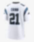 Nike Carolina Panthers No21 Jeremy Chinn Silver Women's Stitched NFL Limited Inverted Legend 100th Season Jersey