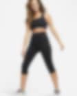 Low Resolution Leggings capri de cintura alta y sujeción firme con bolsillos para mujer Nike Go