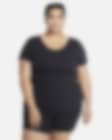 Low Resolution Nike Yoga Luxe Short Sleeve Women's Top (Plus Size)