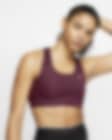 Low Resolution Bra deportivo sin almohadilla de media sujeción para mujer Nike Swoosh 