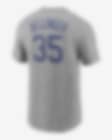 Men's Cody Bellinger Los Angeles Dodgers Backer T-Shirt - Ash