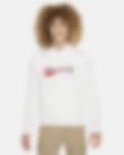 Low Resolution Dzianinowa bluza z kapturem dla dużych dzieci Nike Air