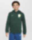 Low Resolution Sudadera con gorro sin cierre de fútbol Nike para niño talla grande Brazil Club