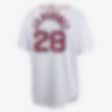 J.D. Martinez Boston Red Sox White Youth Cool Base Home Replica Jersey  (Large 14/16) : Sports & Outdoors - .com