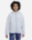 Low Resolution Zimní mikina Nike Sportswear Club Fleece s kapucí a zipem po celé délce pro větší děti (chlapce)