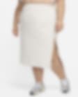 Low Resolution Nike Sportswear Chill Rib Women's Slim Midi Skirt (Plus Size)